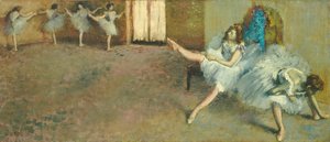 Før balletten af Edgar Degas