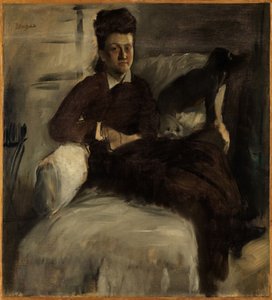 Portræt af Madame Jeantaud af Edgar Degas