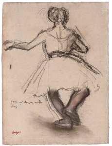 Danser, set bagfra, af Edgar Degas