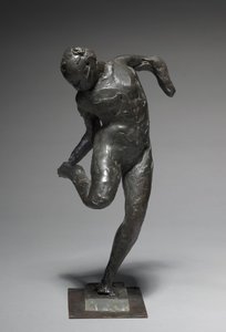 Danser ser på sin højre fodsål, 1896-1897 af Edgar Degas
