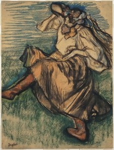 Danserinde i ukrainsk dragt af Edgar Degas
