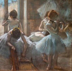 Dansere. 1884-1885. Pastel på papir. af Edgar Degas