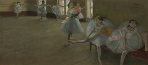 Dansere i klasseværelset, ca. 1880 af Edgar Degas
