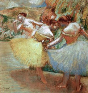 Tre dansere af Edgar Degas