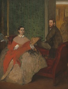 Edmondo og Therese Morbilli af Edgar Degas