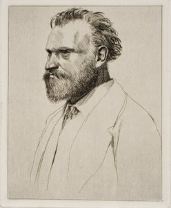 Edouard Manet, portræt i brysthøjde af Edgar Degas