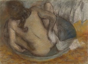 Kvinde ved badekarret af Edgar Degas