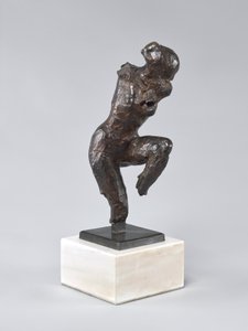 Kvinde kommer ud af badet af Edgar Degas