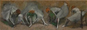Dansernes frise, ca. 1895. af Edgar Degas