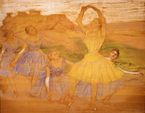 Group of Dancers, c.1895-1897dani af Edgar Degas