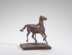 Hestetrav, fødderne rører ikke jorden, 1870