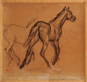 Heste, ca. 1882 af Edgar Degas