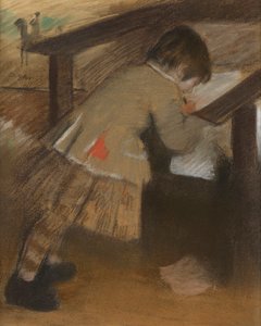 Jacques de Nittis som barn af Edgar Degas