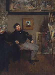 James-Jacques-Joseph Tissot 1836-1902, ca. 1867-68. af Edgar Degas