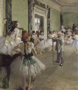Danseundervisningen af Edgar Degas