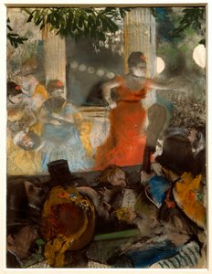 Cafekoncerten, med ambassadører Pastelmaleri af Edgar Degas (1834-1917) 1876 Søn. 0,36 x 0,28 m Lyon. Museum for Skønne Kunster af Edgar Degas