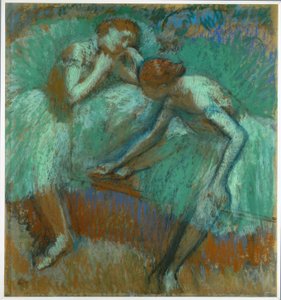 De store grønne dansere af Edgar Degas