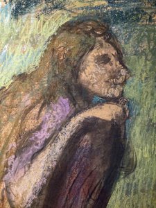 Madame Alexis Rouart og hendes børn (detalje) (ca. 1905). Edgar Degas (1834-1917). Pastel og kul på kalkerpapir klæbet op på karton. Musee des Beaux-Arts de la Ville de Paris, Petite Palais. af Edgar Degas