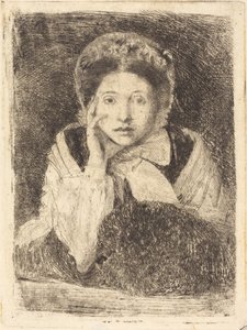 Marguerite De Gas, kunstnerens søster af Edgar Degas