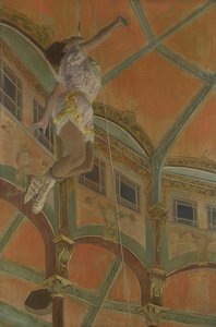 Miss La La på Fernando Circus. 1879 af Edgar Degas