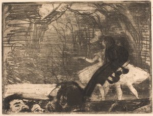 På scenen af Edgar Degas