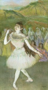 Pink Dancer (pastel) af Edgar Degas