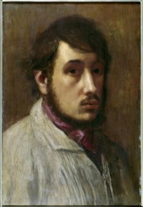Portræt af en mand af Edgar Degas