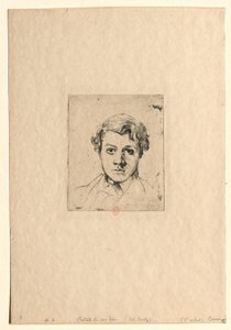 Portræt af kunstnerens bror (René Degas) af Edgar Degas