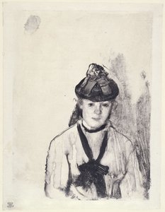 Portræt af Ellen Andrée af Edgar Degas