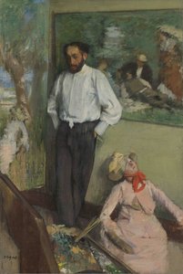 Portræt af Henri Michel-Lévy 1844-1914, ca 1878. af Edgar Degas