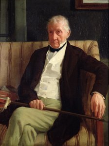 Portræt af Hilaire Degas (1770-1858), bedstefar til kunstneren, 1857