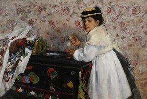 Portræt af Mlle. Hortense Valpinçon, ca. 1871 (olie på madras tikker)