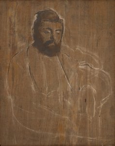 Portræt af en mand af Edgar Degas