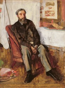 Portræt af en mand, ca. 1866 af Edgar Degas