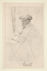 Portræt af gravøren Joseph Tourny af Edgar Degas