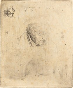 René-Hilaire de Gas, kunstnerens bedstefar, 1856. af Edgar Degas