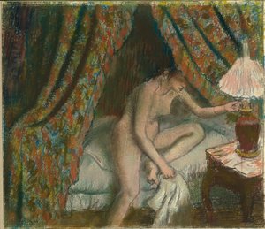Går på pension af Edgar Degas