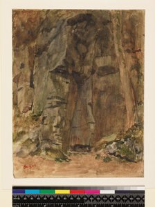 Klipper ved Bagnoles-De-L"Orne, før 1917 af Edgar Degas