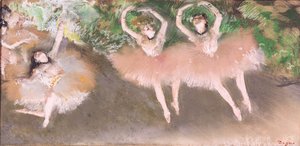 Scene de ballet, ca. 1879 af Edgar Degas