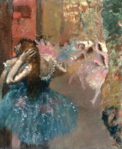 Ballet scene af Edgar Degas