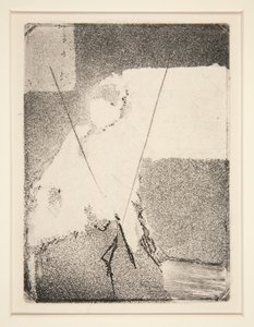 Siddende kvinde i motorhjelm og sjal af Edgar Degas