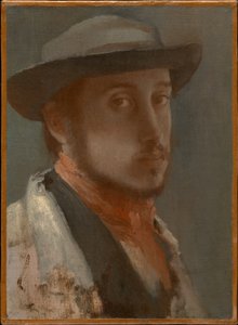 Selvportræt af Edgar Degas
