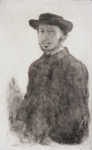 Selvportræt af Edgar Degas