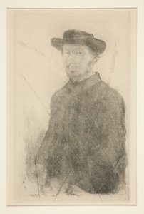 Selvportræt, 1857 af Edgar Degas