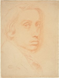 Selvportræt, ca. 1855. af Edgar Degas