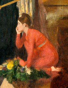 Semiramis Building Babylon ufærdig, detalje, 1860-1862 af Edgar Degas