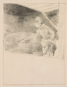 Sangerinde ved café-koncerten af Edgar Degas