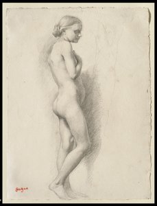 Stående nøgen, ca. 1860-65
