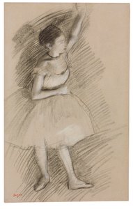 Studie af en danser af Edgar Degas