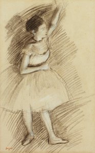 Undersøgelse af en danser; Danserstudie af Edgar Degas